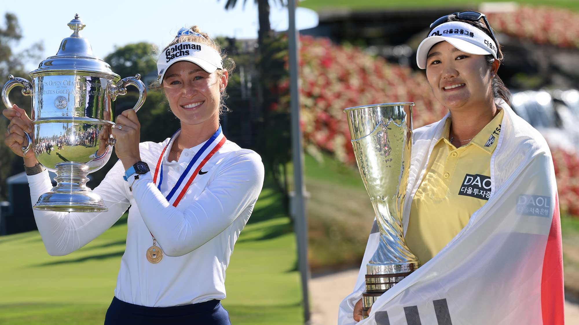 Nelly Korda and Haeran Ryu