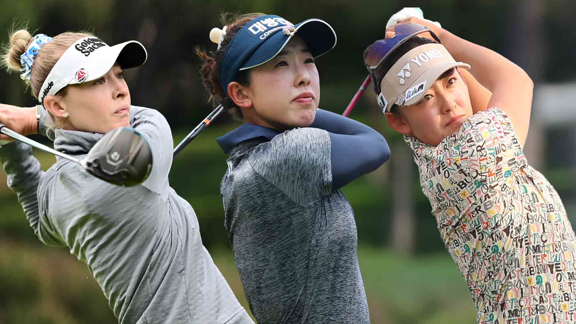 Nelly Korda, Yealimi Noh and Chizzy Iwai