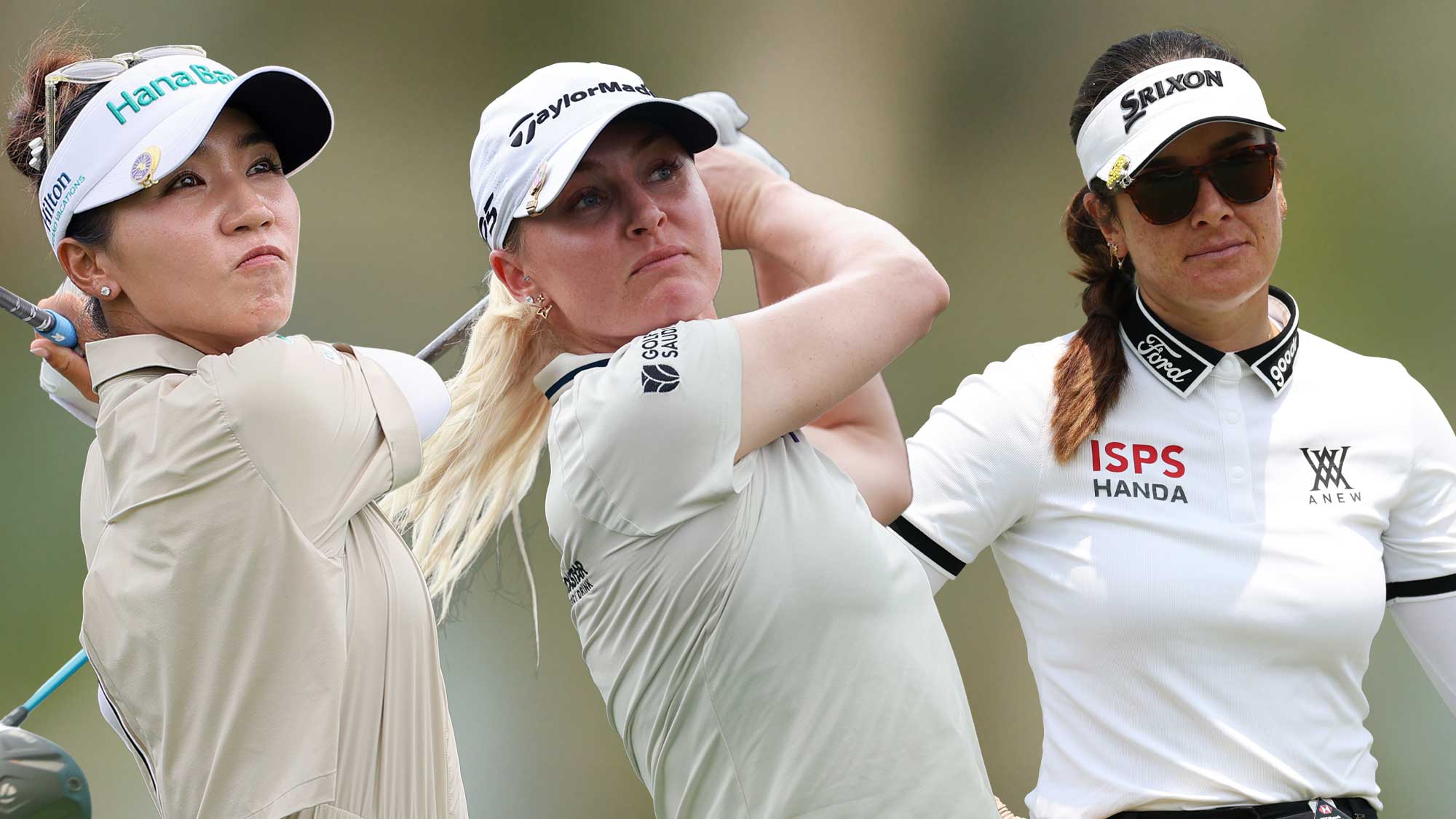 Lydia Ko, Charley Hull and Hannah Green