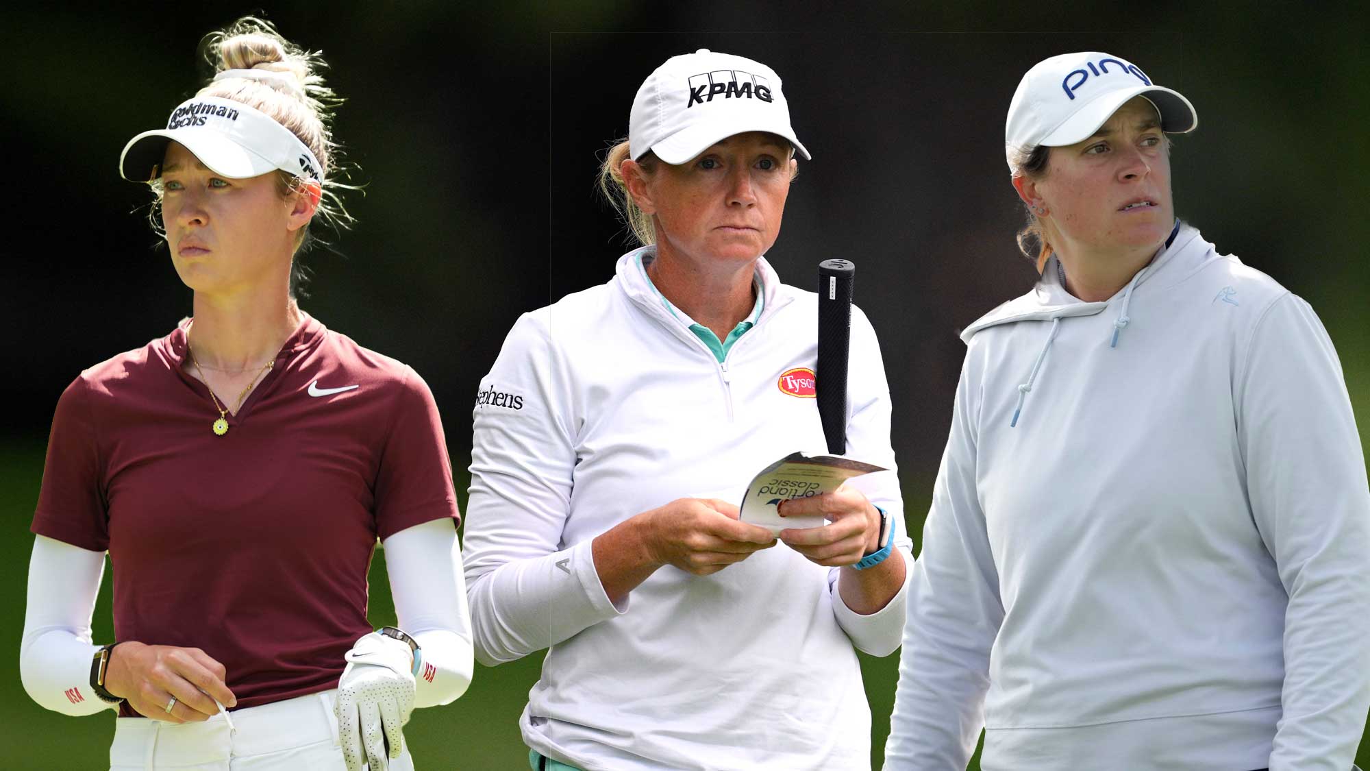 Nelly Korda, Stacy Lewis, Lauren Coughlin